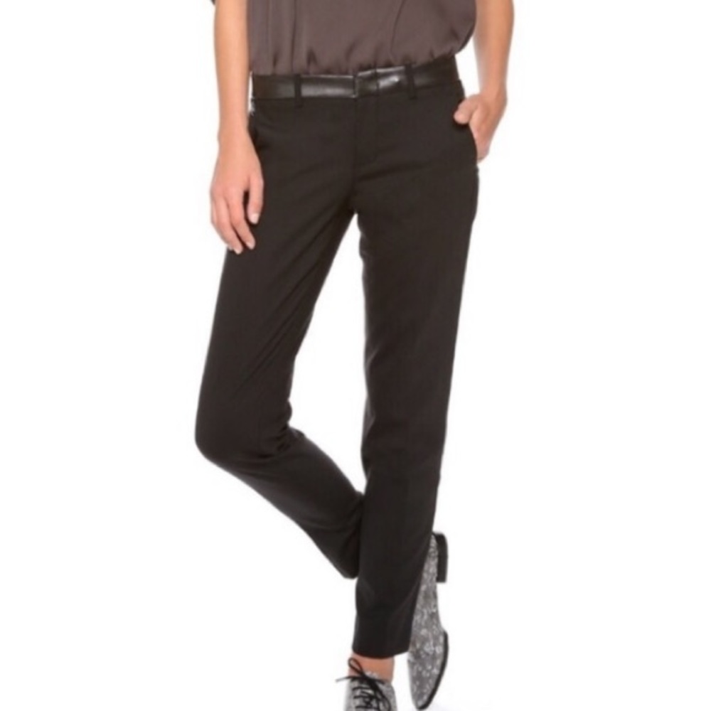 Vince ‘Strapping’ Leather Trim Pants